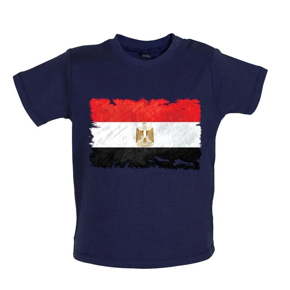 

Egypt Grunge Flag Style - Kids Baby Kids Boys Girls Unisex T-Shirt / Bodysuit - Egyptian Country Love 110