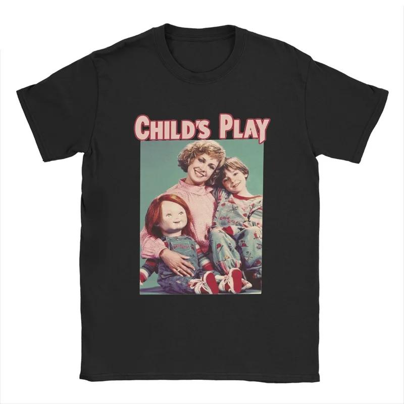 Child's Play Chuck Women's Top T-shirt Doll Murder Vintage T-shirt Harajuku Round Neck T-shirt Pure Unique Top