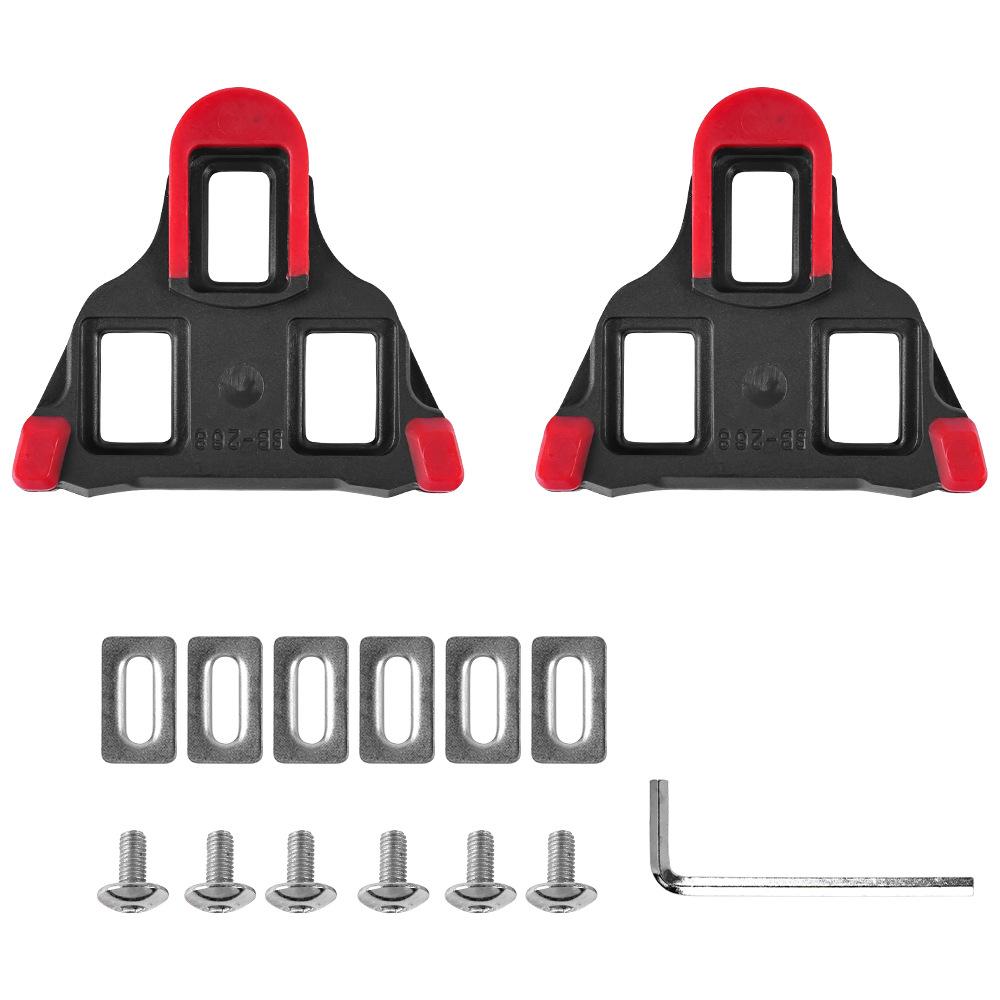Road Bike Pedal Cleat Mountain Bicycle Shoes Cleats Self-locking Plate Clip for SPD SL System with Locking Plate MTB Accessories