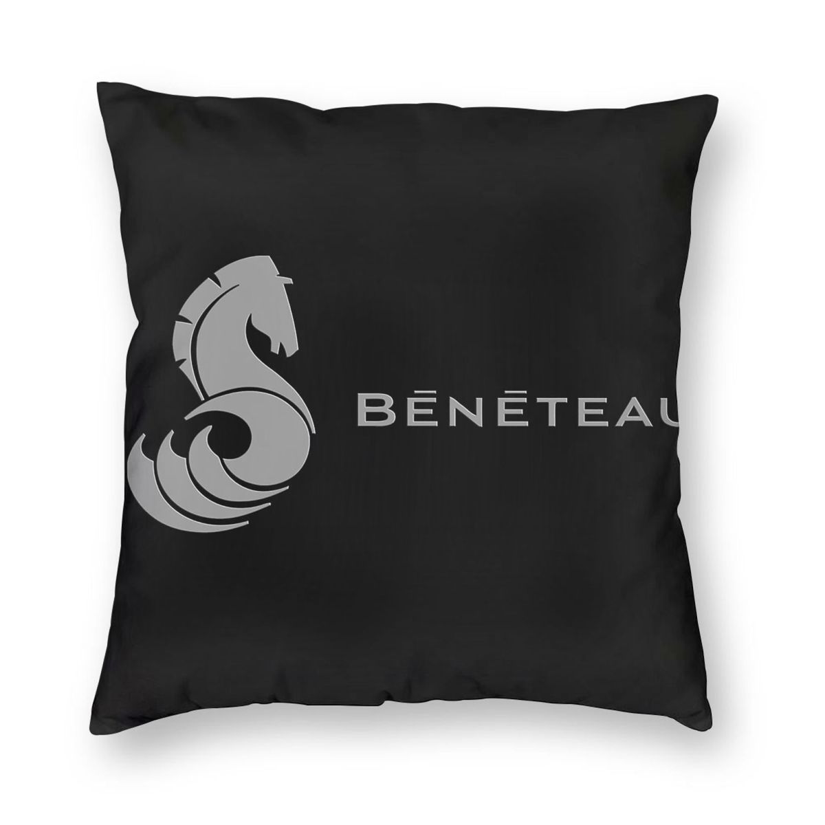 

Beneteau Yachts Square Pillowcase Polyester Linen Velvet Printed Zip Decor Car Cushion Cover 18 30cmx30cm