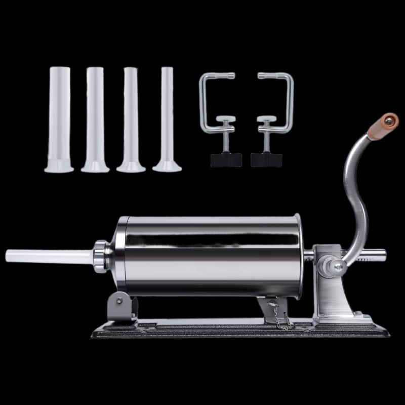 

Ruhan Stainless Steel Hand-Crank Sausage Stuffer & Meat Grinder