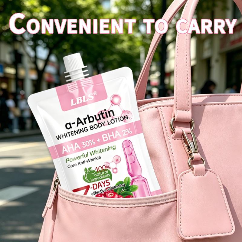 Cross-Border LBLS Bearberry Arbutin Anti-Wrinkle Body Lotion (Pink Bag)