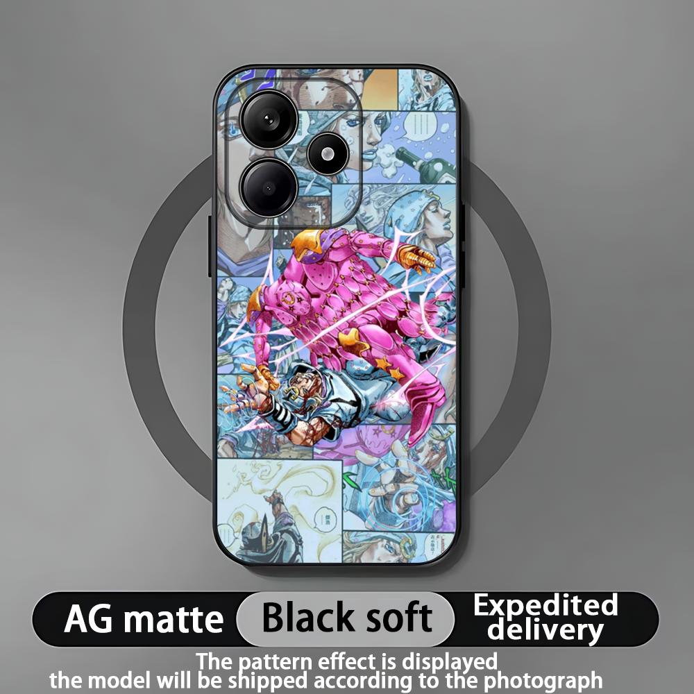 

JOJO Steel Ball Run Phone Case For Xiaomi Redmi Note 14 13 12 11 Pro Plus S 5G 14C A3 Soft Black Phone Cover Redmi Note 11S 5G