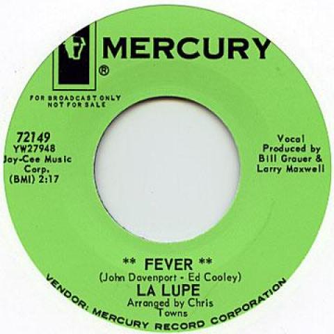 7inch Record LA LUPE - Fever / Ooh MERCURY72149 Mercury UK 1968 UK Blues