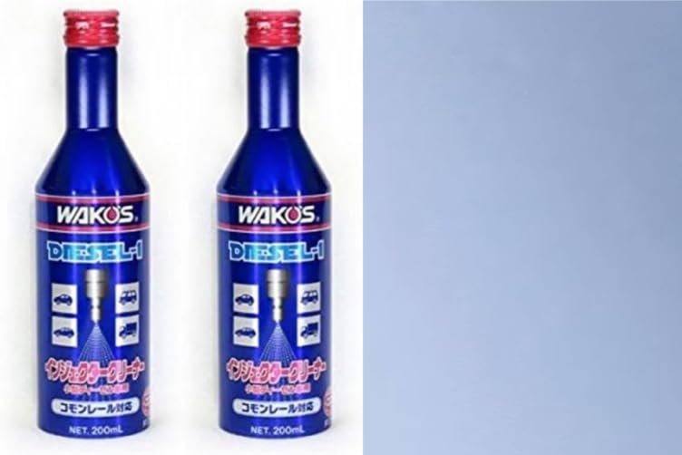 

WAKO S DIESEL-1 Очиститель инжекторов, 200 мл (F171), Набор из 2 штук, включает синие чистящие бумажные полотенца (Многослойный)