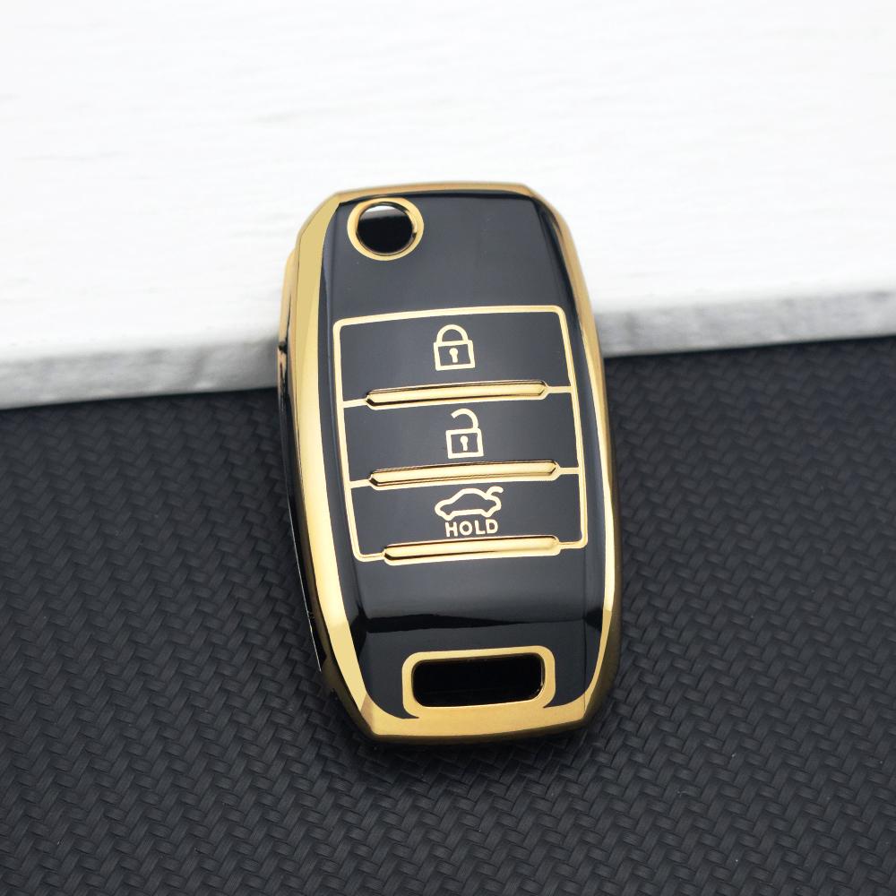 

TPU Car Key Case for KIA RIO 3 K2 K3 K4 K5 Sportage Picanto Optima Soul Ceed Sorento Forte Stinger 3/4 Buttons Cerato Key Cover