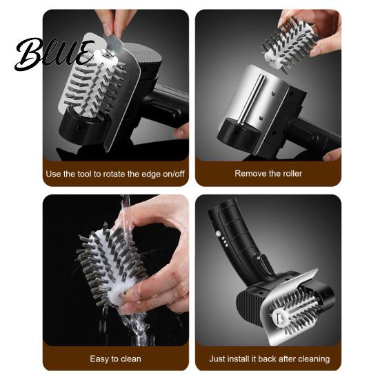 Splash-proof Grill Cleaning Tool Electric BBQ Brush Cordless Type-C Rechargeable Brush with High-Speed Motor Cleaner Guard Splash Guard Stainless