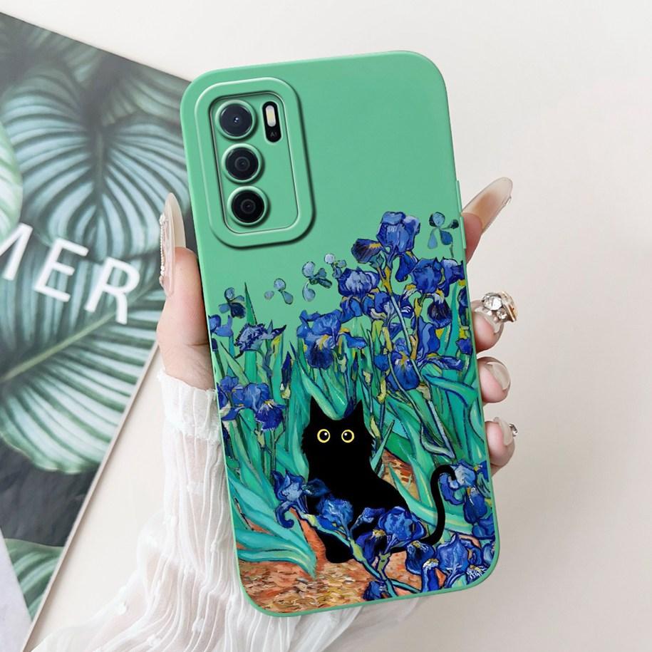 For OPPO A16 Case A16S A54S Soft Silicone Phone Case For Oppo A16 CPH2269 Cartoon Fundas For OPPOA16s CPH2271 Cover A 54s Bumper