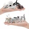 10 Piece Realistic Polar Animal Figurines Set: Mini Arctic Toys for UK Educational Gifts