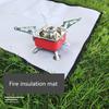 Portables Fireproofs Blanket Versatiles Fire Retardant Mats Barbecue Oven Tool for Safe Outdoor Cooking