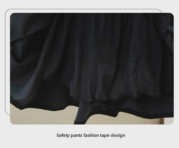 Velvet High-Waist A-Line Skirt for Women & Girls - Autumn/Winter Collection