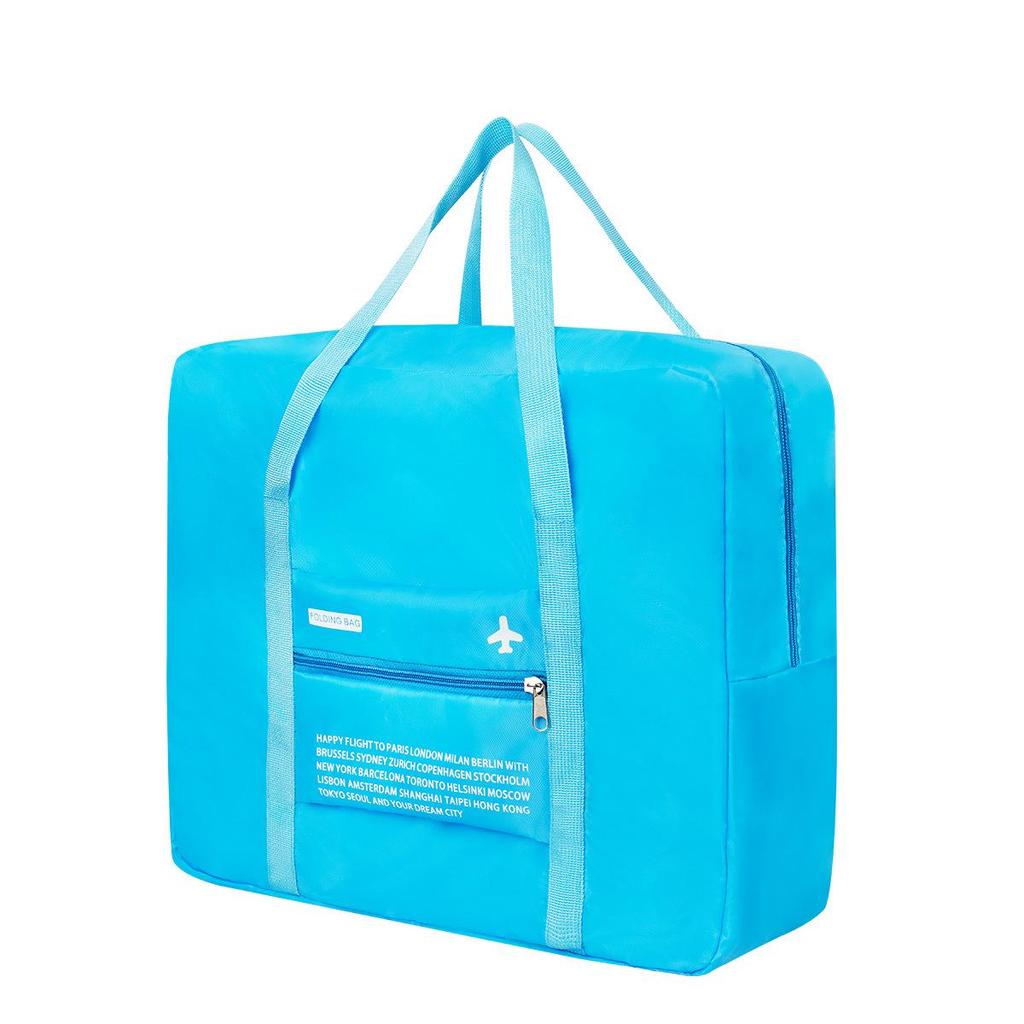 Foldable Large Capacity Travel Tote and Shoulder Bag - Luggage Storage and Suitcase Hanging Bag.