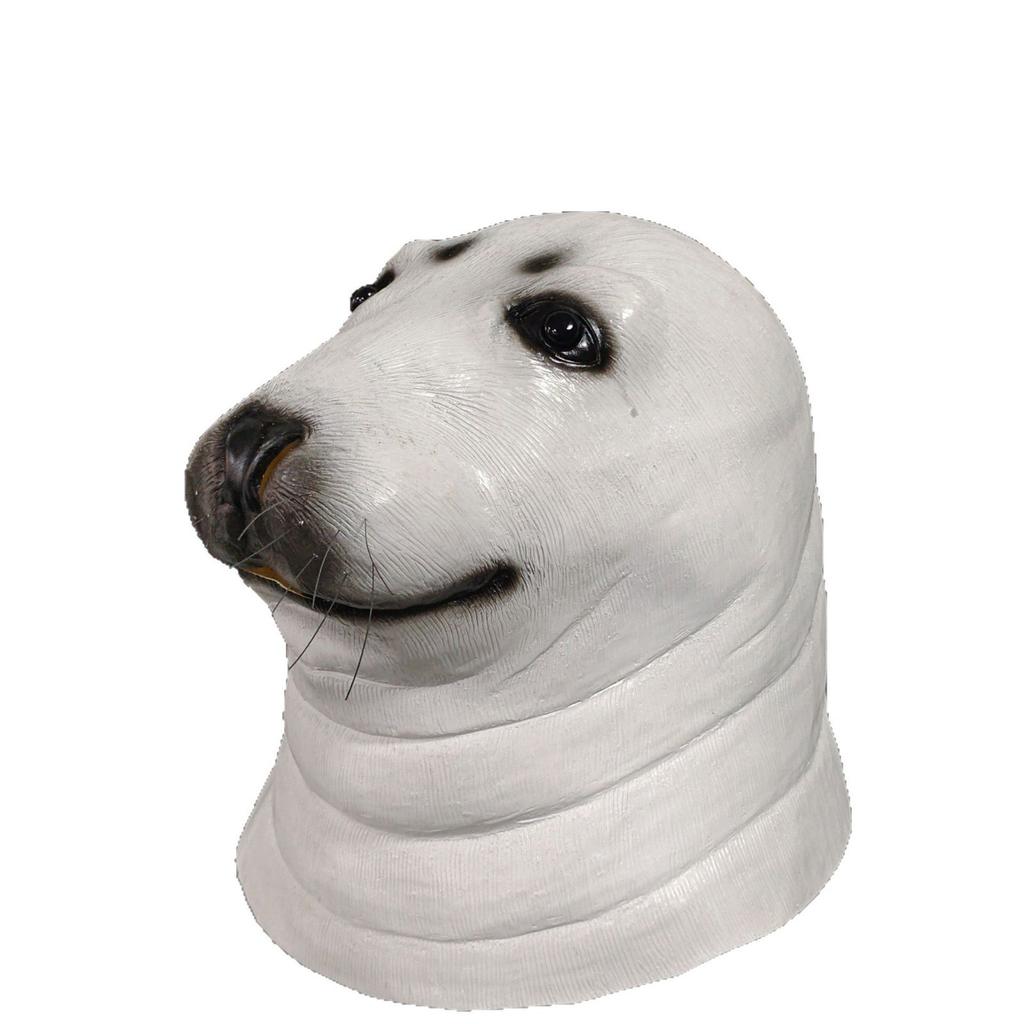 Seal headgear Cute animal latex masks, adorable animal headgear, Halloween party costumes, and photo props