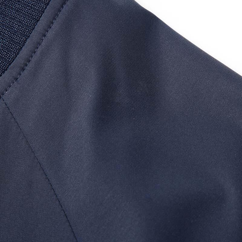 TRIES Men's Thin Embroidered Baseball Collar Jacket