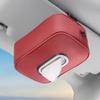 Zipper Car Napkin Holder PU Leather Car Seat Back Organizer  Interior Accessories