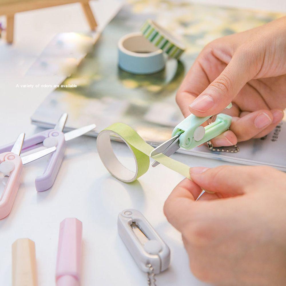 Tool Folding Design School Supplies Folding Scissors Adjustable Stainless Steel Scissors Scissors