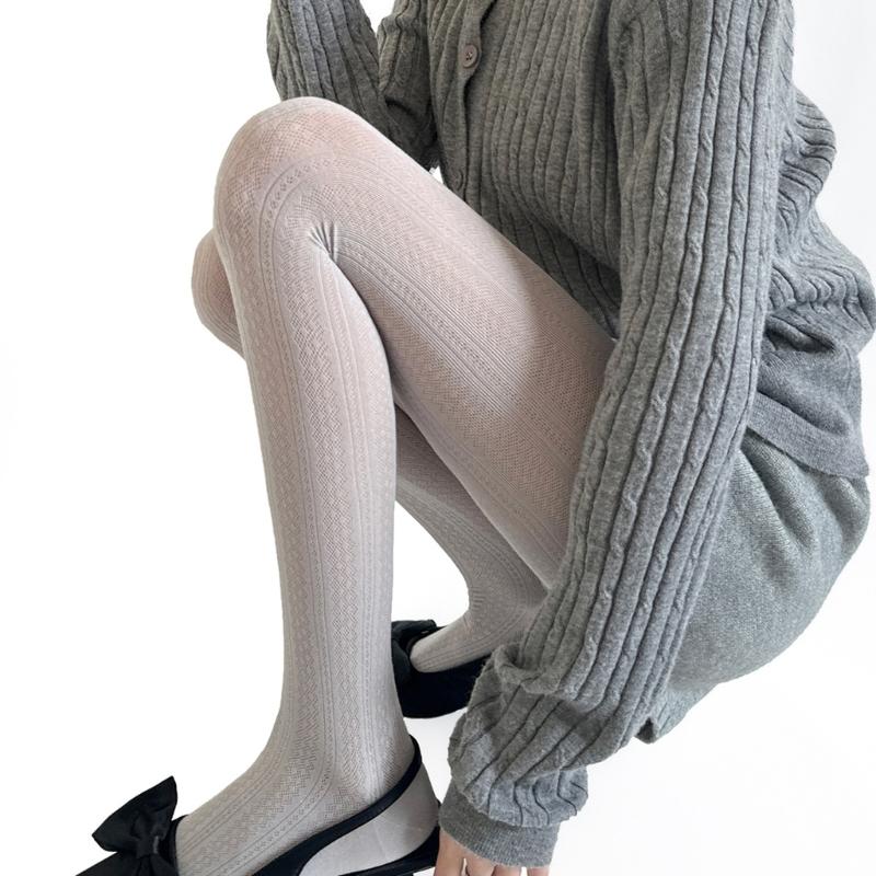 Women Cotton  Tights Long Stockings Fashion Spring Autumn Pantyhose High Elastic Female Girls Tights