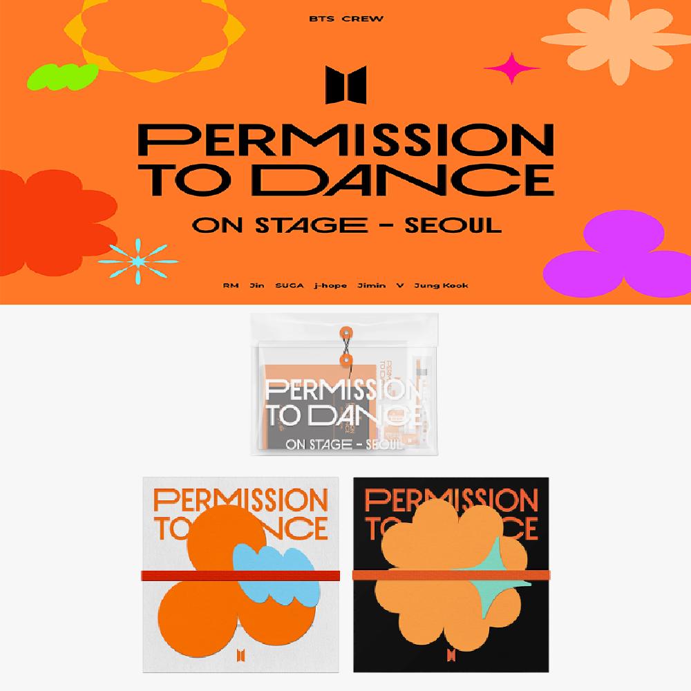 BTS PERMISSION TO DANCE ON STAGE LIVE + SEOUL Digital Code Set & POB