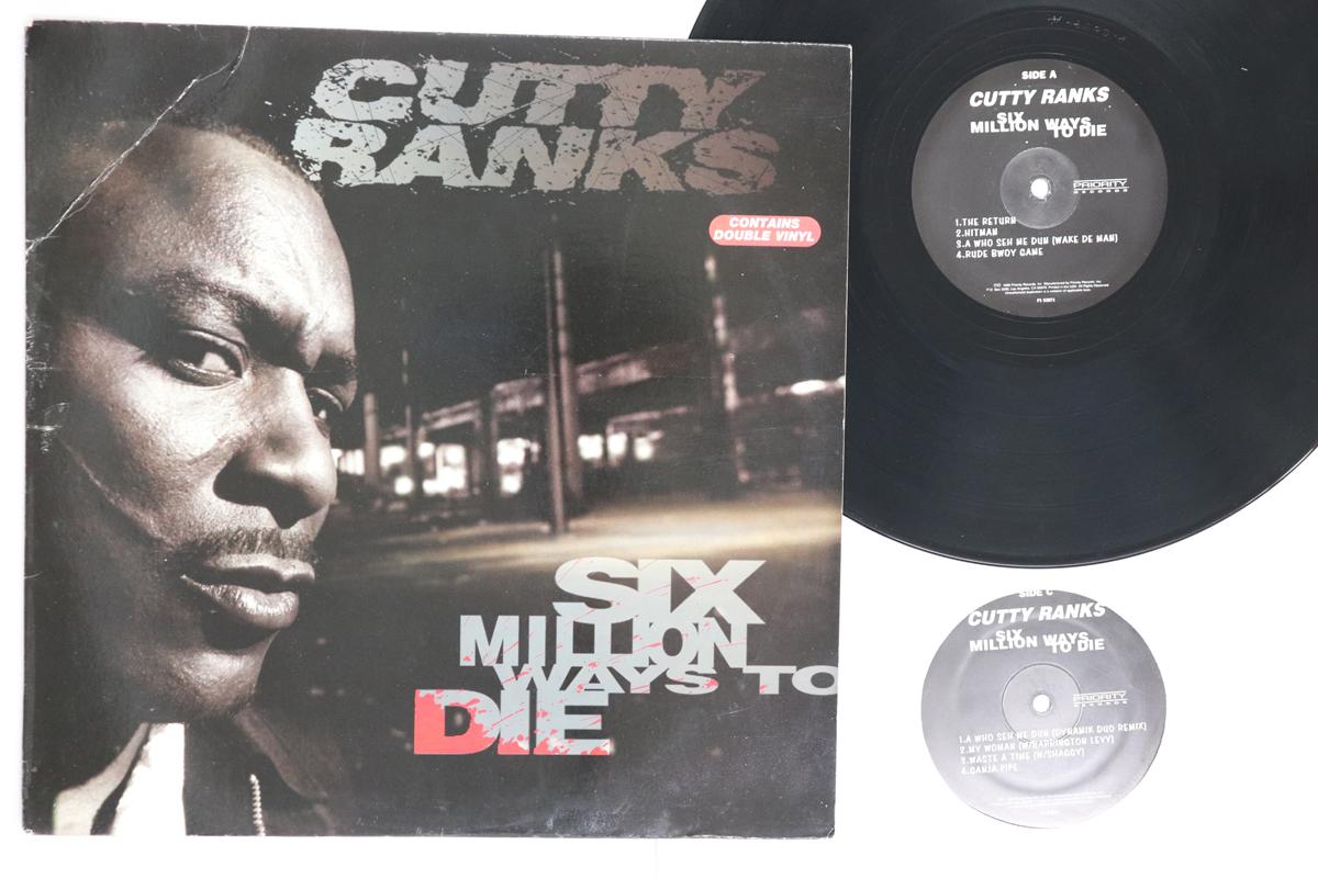 

LP Record CUTTY RANKS Six Million Ways To Die P153871 Priority Record 1996 US Reggae Ska Dub Used