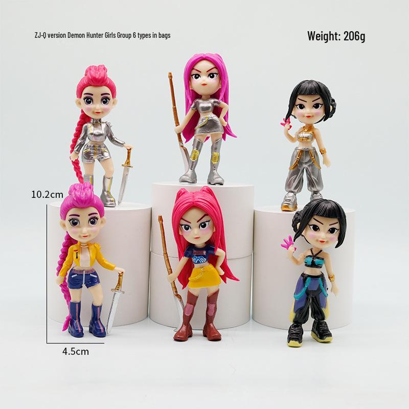 Demon Hunter Series: Tiger Star Figurines - Blind Box Collectibles & Desktop Ornaments