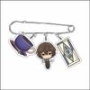 Anime BSD Wenhao Wild Dog Brosche Anstecknadel Kaffee Kuchen Serie Charaktere Dazai Osamu Anhänger Sammlung Reversnadel Kleidung Schmuck Geschenk