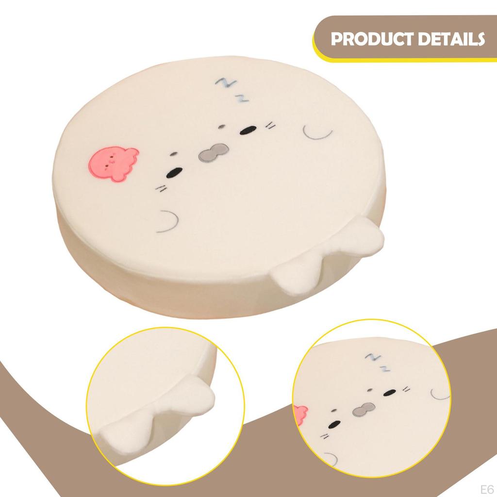 Memory Foam Sitzkissen Cartoon Boden Pouf Matte Weiches Robben-Design Hocker Küchenstuhl Kissen für