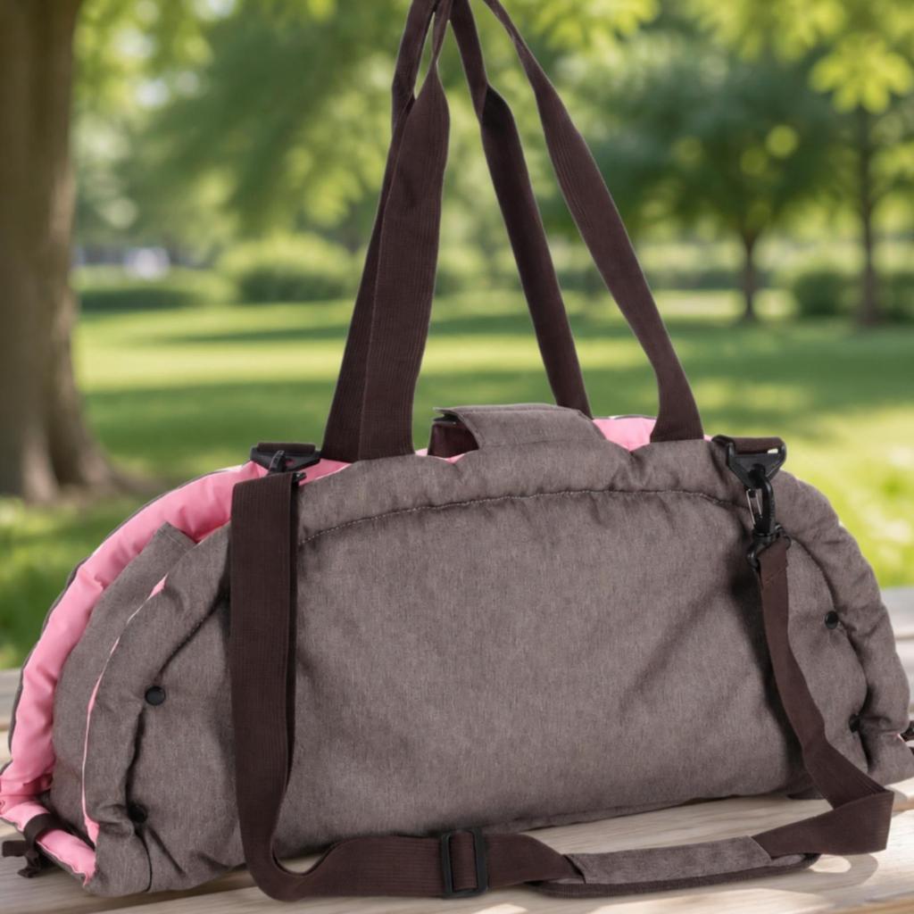 Space-Saving Cat Carrier | Portable, Soft-Sided, canine transport bag, for Car