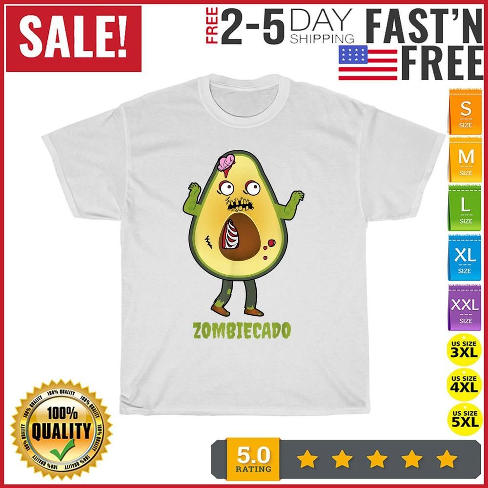 

Zombie Avocado Undead Monster Costume Vintage T Shirt Men Women Fashion NEW 2023 4XL