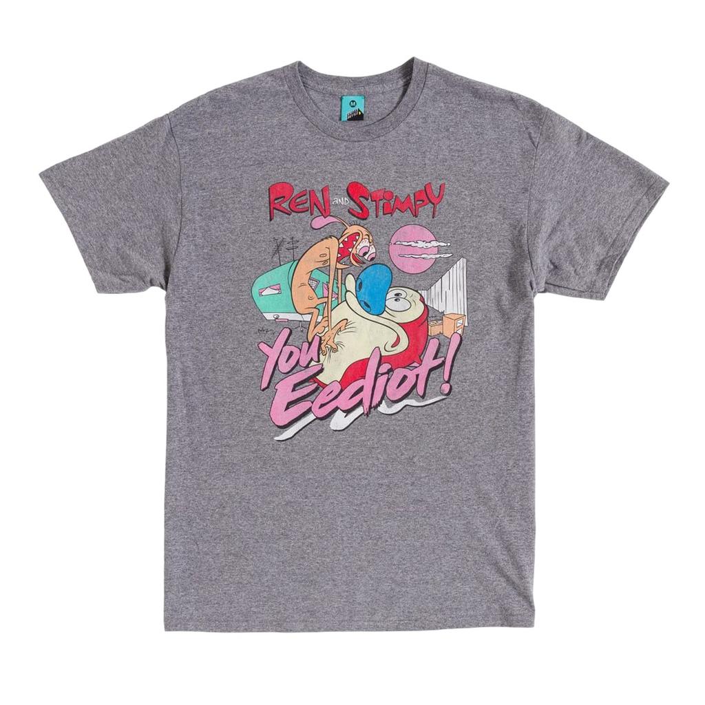 Ren & Stimpy Unisex Adult You Eediot! T-Shirt