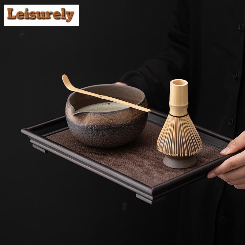 Handmade Gold-plated Iron Glazed Tea Set Complete Set Luxury Japanese Matcha Set Kit Starter Kit Utensil For Beverage Shop Gift