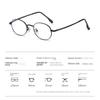 Vintage Anti-Blue Light Glasses Women's Oval Metal Frame Brand Designer Fashion Y2K Woman Metal Optical Frames Computer Glasses