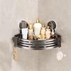 Wall Mounted Suction Cup Triangle Storage Rack Plastic Suction Cup Shower Shelf  Bathroom