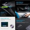 Car Speakerphone Bluetooth 5.0 Kit-Wireless Handsfree Sun Visor Music Player With Mic, Noise Reduction