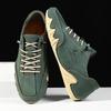 Fashion Handmade Leather Casual Men Shoes Design Lace Up Sneakers Man Loafers Breathable Soft Leather Shoes Men Driving Shoes