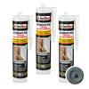IsolBau Zement-Fix Repair and Sealing Mortar Dark Gray 3 x 300ml