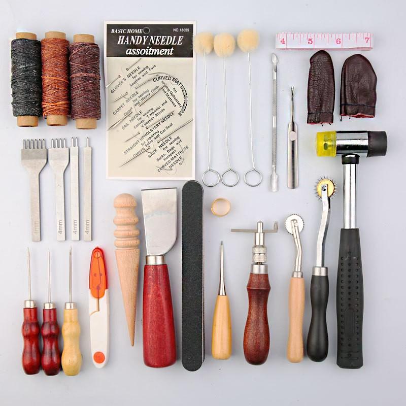 Leather Tools Handmade Leather Goods Making Tools Leather DIY Tool Set Handmade Leather Goods Bag Tools