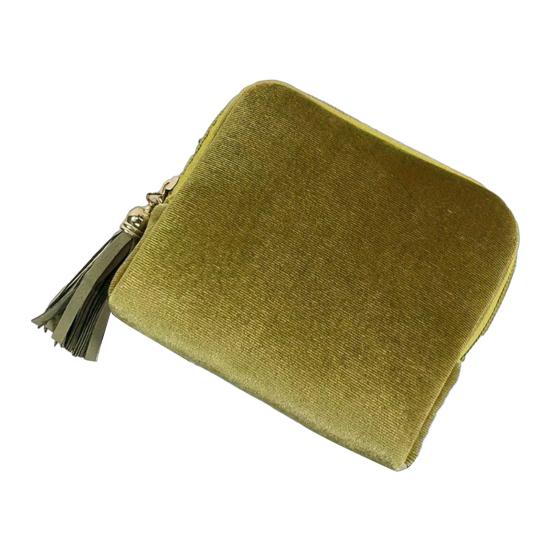 Yousheng Jewelry Storage Bag with Multi-pockets Portable Watch Earring Necklace Bracelet Ring Organizer Case Jewelry Pouch with Tassels Zipper