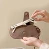 Portable Sunglasses Pouch Leather Neck-Hanging Eyeglass Case Anti-Pressure Protective Sleeve Fashionable Storage Bag for Eyewear