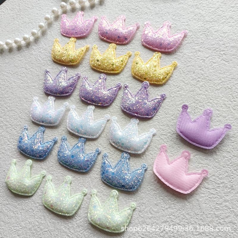 Sequin Crown DIY Hair Accessory & Badge Holder (4.3*3.3) - F352