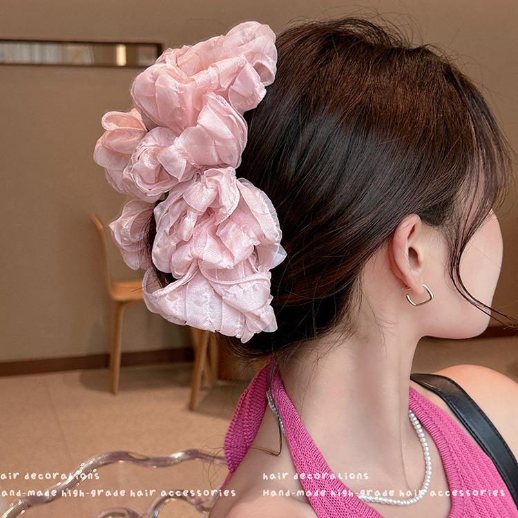 2024 Volume-Boosting Shark Clip: Fairy Bow Claw Hair Accessory