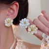 Luxury Camellia Earrings Irregular Petals Earrings Fashion Flower Earrings  For Women Girls