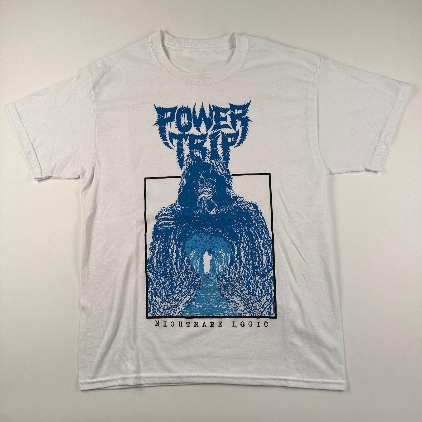 NEW Power Trip Nightmare Logic Gift For Fan White All Size T-Shirt XXL