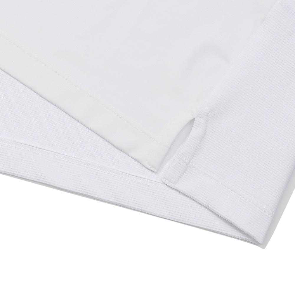 MALBON GOLF Functional Short Sleeve Polo Shirt White (Man)