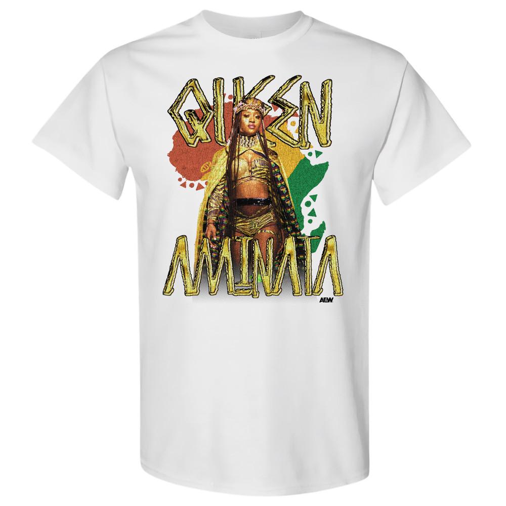 

Queen Aminata Royalty On White AEW Official TShirt Unisex T-Shirt XXXL