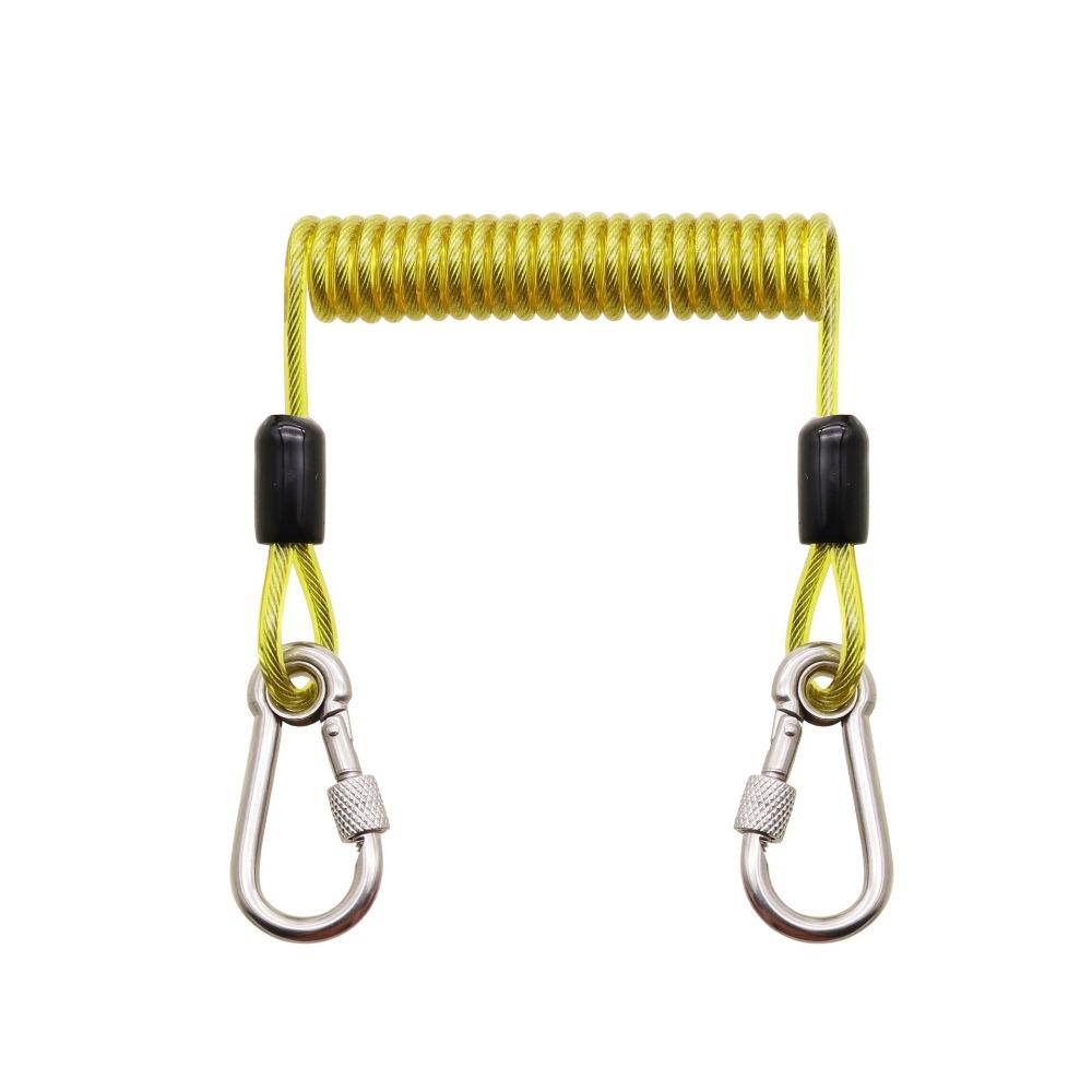 With 304 Steel Carabiner Outdoor Key Cord 1.2meters Suspension Rope New Fishing Lanyards