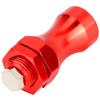 4Pcs RC Wheel Hex Driver Metal 12mm Turn 17mm Extension Adapter for RC Car Truck(Red)
