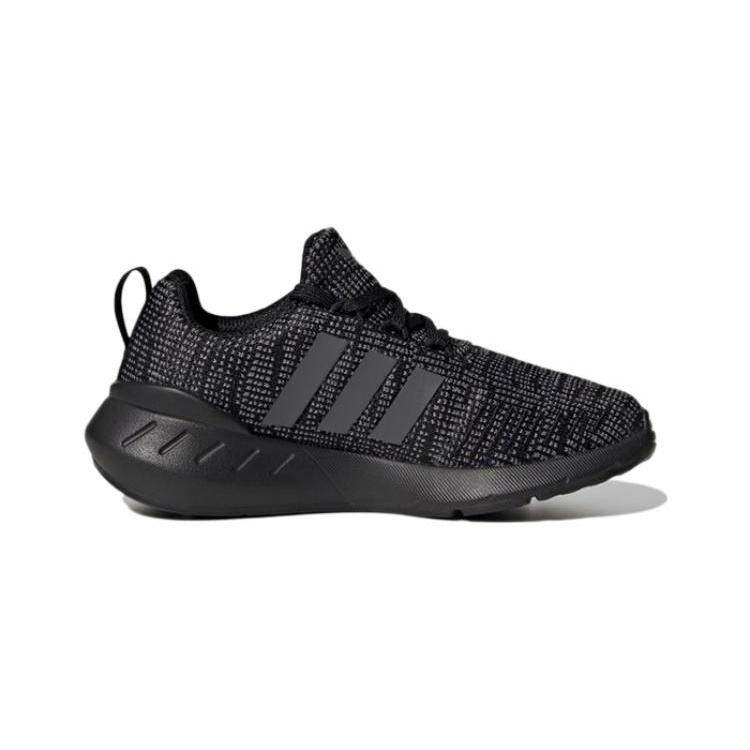 (PS) Adidas Swift Run 22 'Black Grey' Kids' GY3008