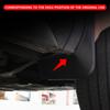 4pcs Front Rear Molded Fender Cover for BYD Atto 3 Yuan Plus 2022 2023 2024 Mud Flaps Splash Guard Mudguard Car Accessories