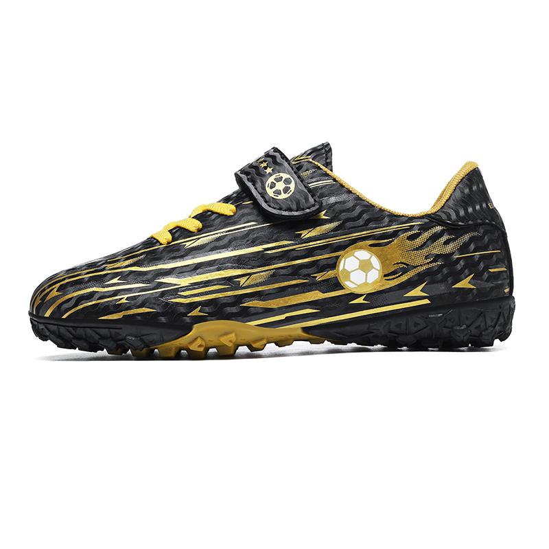 Children Football Sports Shoes Field Sports Resistant Spikes Football Boots Society Long TF/FG Outdoor Professional Boy Football Shoes