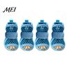 Durable Paw Protection for Hiking 4Pcs Dog Shoes Hot Pavement, Breathable Mesh Boots, Summer Adjustable Hook And Loop Protectors with Non-slip